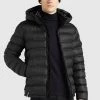 Khujo TUDOR Veste D'hiver Schwarz Tarnfleck Polyester Homme -Khujo Soldes 73b4b8206bef4953bc65fb0e5ae95d53