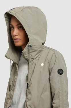Khujo GAMES Parka Graugrün Femme -Khujo Soldes 73bb4b2d57fb4142b7cd5b782ba52842
