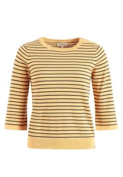 Khujo Femme RAISA Pullover Yellow -Khujo Soldes 73bcf515f8c548aea2e4b43d57e60bef