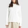 Khujo Femme MALINA Sweatshirt White -Khujo Soldes 73cb06968047462daf79271cc77555cf