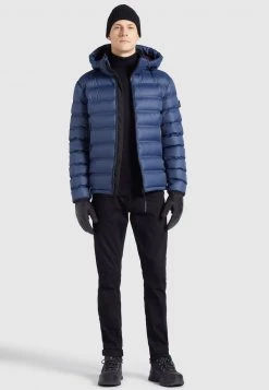 Khujo Homme TUDOR Veste D'hiver Dunkelblau -Khujo Soldes 7406ab3ad37f435c9d8cca4ce75ffb1a