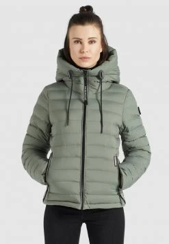 Khujo LOVINA MATT Veste Mi Saison Graugrün Femme