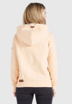 Khujo Femme TESIA Sweat à Capuche Apricot -Khujo Soldes 759a573fcb964931859a23a9e02d3bab