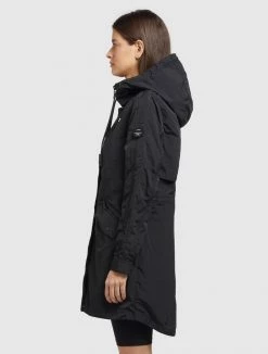 Khujo Femme GAMES Parka Schwarz -Khujo Soldes 76d6135384bc45238c1d404bee79b929