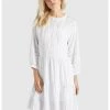 Khujo Femme CREPES Robe De Jour Weiß -Khujo Soldes 778f0c22dceb4d00bc7e0e39caa32849