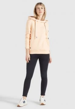 Khujo Femme TESIA Sweat à Capuche Apricot -Khujo Soldes 782dfeea936b44c4856c43abaea94534
