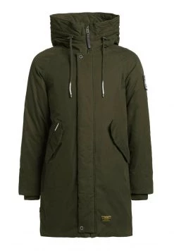 Khujo HOLDER Veste D'hiver Dunkelgrün Homme -Khujo Soldes 78944c4bf7a74be5a1fd97603207b925