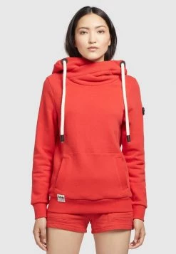Khujo Femme RHABEA Sweat à Capuche Rot