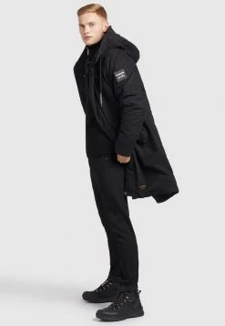 Khujo Homme HAAK Veste D'hiver Schwarz -Khujo Soldes 78e81591493045fc924ba25b20063f2c