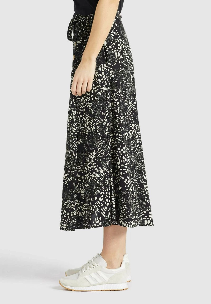 Khujo Femme HEPKE Jupe Trapèze Schwarz Weiß Gemustert 9 Khujo Femme HEPKE Jupe Trapèze Schwarz Weiß Gemustert – Image 7