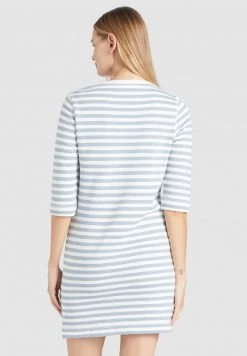 Khujo Femme ROYA Robe Pull Light Blue -Khujo Soldes 793110de48514f3091bc3ecf38ef6135