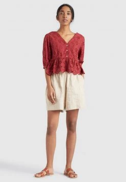 Khujo Femme GALILEA Blouse Rotbraun