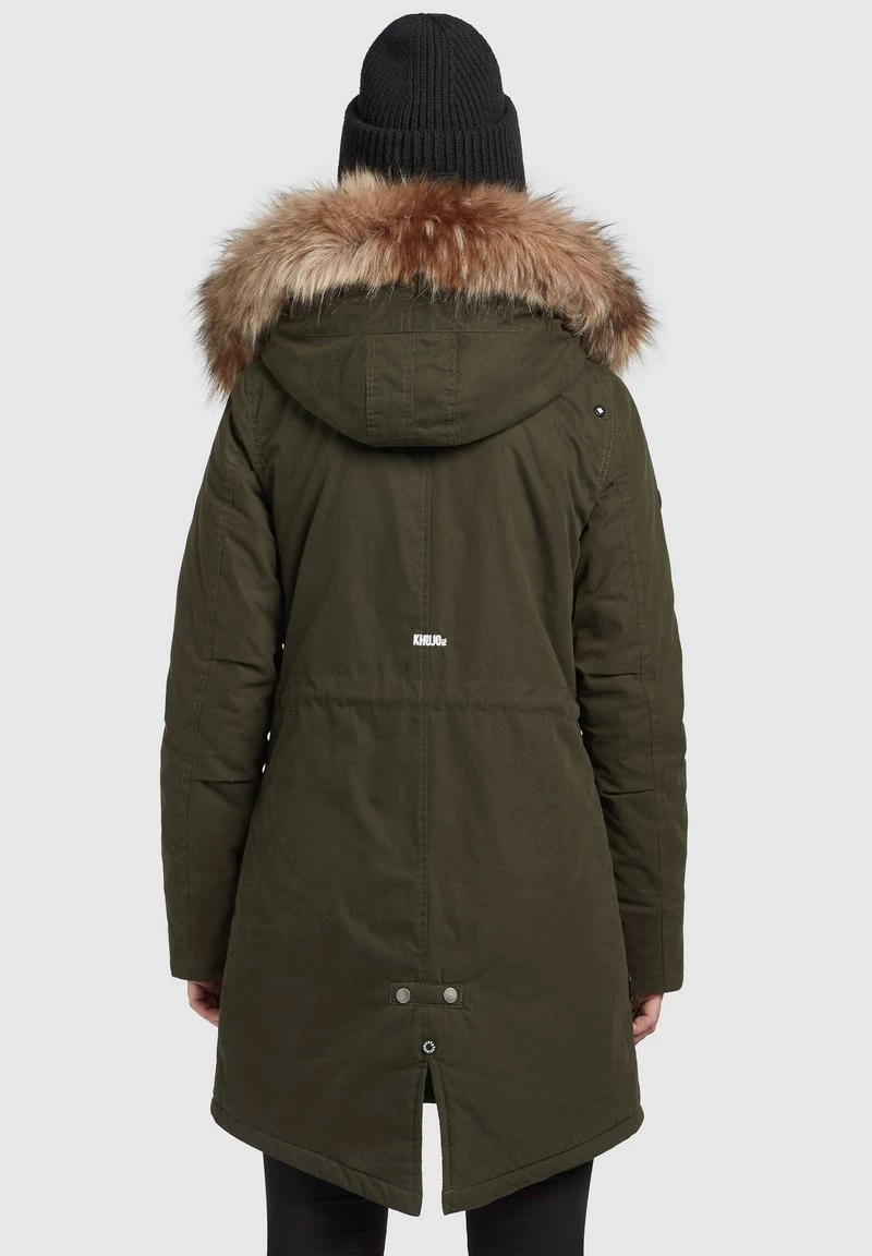 Khujo Femme CODISH Veste D'hiver Dunkelgrün 5 Khujo Femme CODISH Veste D'hiver Dunkelgrün – Image 3