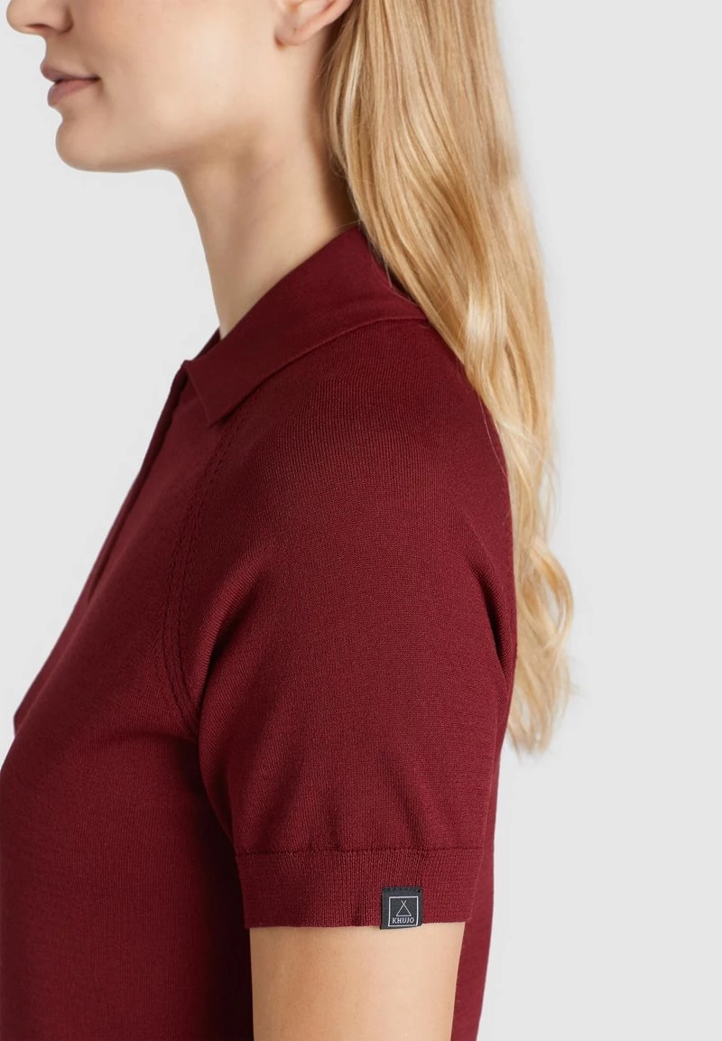 Khujo Femme PANNA Robe Pull Dunkelrot 8 Khujo Femme PANNA Robe Pull Dunkelrot – Image 6