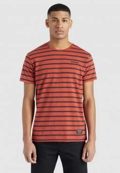 Khujo SAER T Shirt Imprimé Orange Homme
