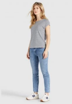 Khujo BABSI T Shirt Imprimé Weiß Blau Gestreift Femme 18 Khujo BABSI T Shirt Imprimé Weiß Blau Gestreift Femme -Khujo Soldes 7c38ced34a8b40fda80b25eaa128efc9