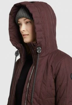 Khujo Femme JERRY PRIME Veste D'hiver Weinrot -Khujo Soldes 7c4577d4ab5541fc9a27dddbce8e2d97