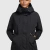 Khujo FRIPS Veste Mi Saison Black Femme -Khujo Soldes 7c79234dba754ecb8a5f9cc92494cba4