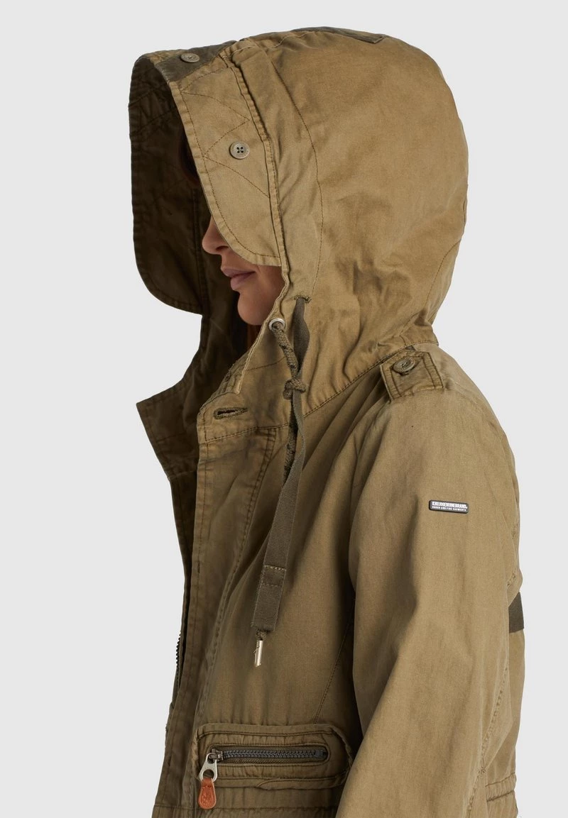 Khujo BANELE Parka Khaki Femme 8 Khujo BANELE Parka Khaki Femme – Image 6