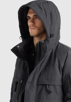 Khujo Homme BOYNTON Veste D'hiver Dunkelgrau -Khujo Soldes 7e48b64aeadb4ee19a494924863e9bf9