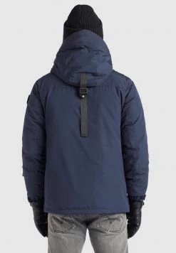 Khujo MARKS2 Veste D'hiver Dunkelblau Homme -Khujo Soldes 7f4d226cf5e0413f8254f479cb332d28