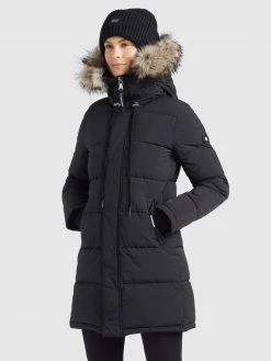 Khujo Femme MANTEL JARVANA Veste D'hiver Schwarz -Khujo Soldes 7f79f58635d549ea9d6c43bfa74b3373