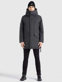 Khujo DANCER Veste D'hiver Dunkelgrau Homme -Khujo Soldes 7fa663f30e394c12b76bfb25e1780236