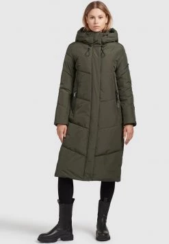 Khujo SONJE3 Veste D'hiver Dunkeloliv Femme -Khujo Soldes 816696a107b54455898f78413555b2ec