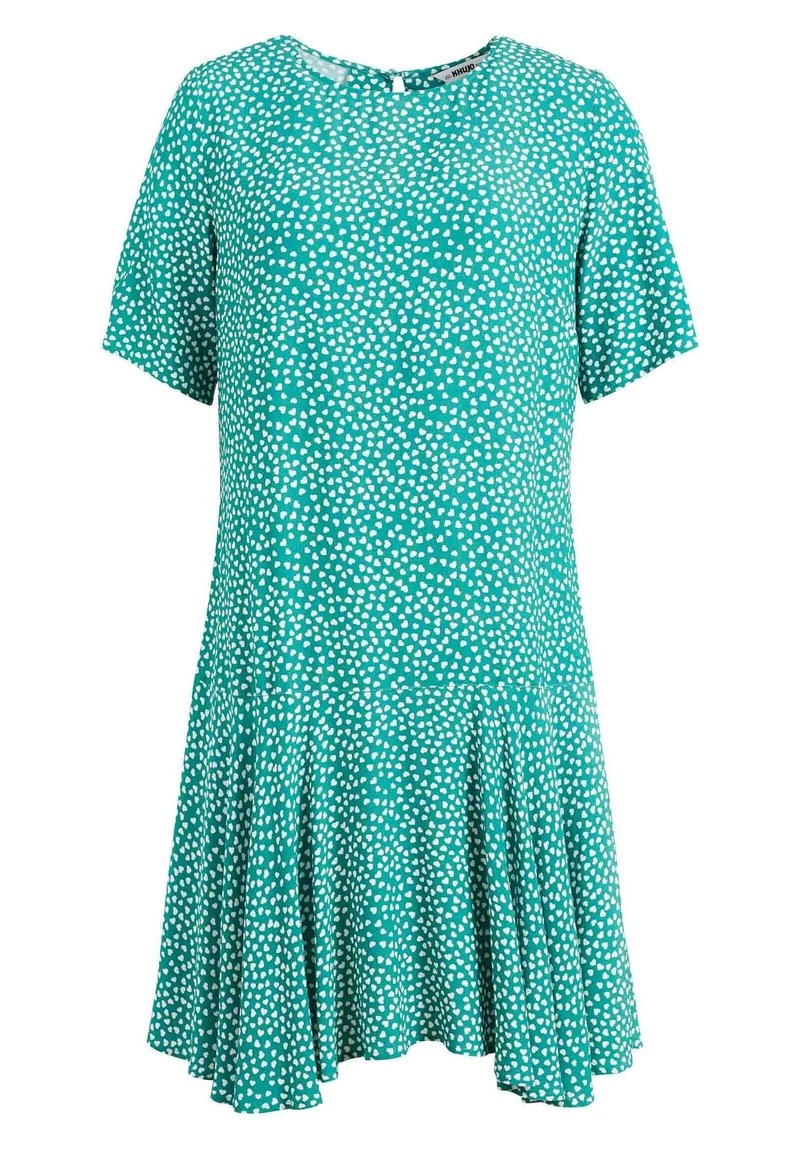 Khujo Femme AVARU Robe De Jour Turquoise 10 Khujo Femme AVARU Robe De Jour Turquoise – Image 8