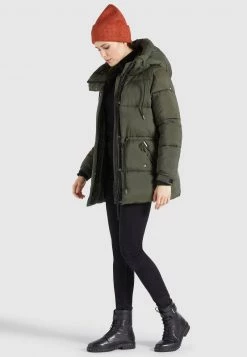 Khujo Femme LEVIANI Veste D'hiver Oliv -Khujo Soldes 826980295cc341edba6018a61338e340