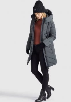 Khujo Femme SUVA Veste D'hiver Grau -Khujo Soldes 8332b159f49a474999a5a9e91aab8605