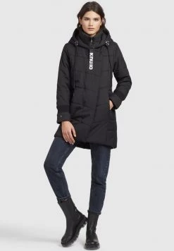 Khujo Femme ELVA STRUCTURED Veste D'hiver Schwarz -Khujo Soldes 8342645c2ff14e8c8528d472f8557252