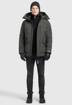 Khujo GORD Veste D'hiver Hellgrün Homme -Khujo Soldes 8360c9a977854b31bda00f10413ef38f