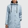 Khujo Femme ODELIE Veste Imperméable Hellblau -Khujo Soldes 8393ea8e193e48fe9081316588cca767