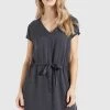 Khujo Femme ANNELI Robe En Jean Grau Gewaschen -Khujo Soldes 83d449df48d24ac28a1bb16bcffe8d1a