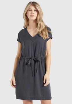 Khujo Femme ANNELI Robe En Jean Grau Gewaschen