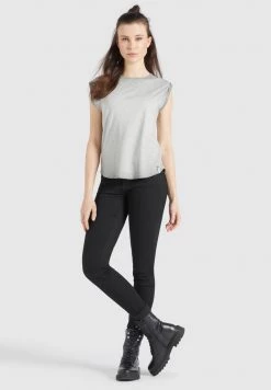 Khujo Femme VIRGO Débardeur Grau -Khujo Soldes 84692664b6eb4d6295ead022e1dacd50