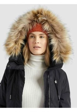 Khujo Femme CODISH Veste D'hiver Schwarz -Khujo Soldes 850e3995a6ce4fa5b34213dd0fe410dc
