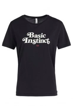 Khujo BANANI INSTINCT T Shirt Imprimé Schwarz Femme -Khujo Soldes 85484a7337354c5bb520b4ca4e6765a1