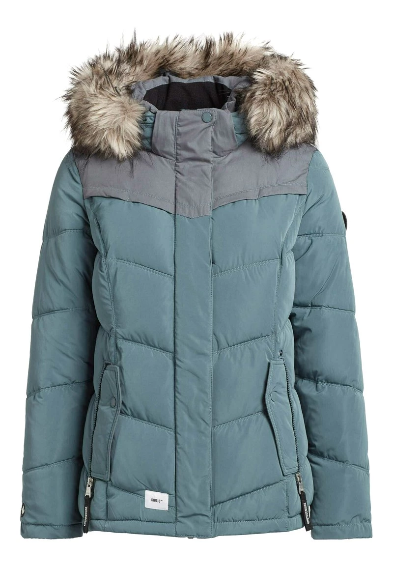 Khujo WINSEN Veste D'hiver Blaugrau Femme 11 Khujo WINSEN Veste D'hiver Blaugrau Femme – Image 9