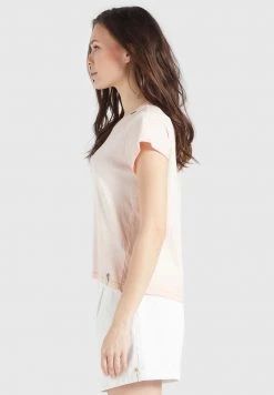 Khujo Femme MATAMA T Shirt Imprimé Apricot -Khujo Soldes 86c4bd7d027b4c93ac4ce809397d7b34