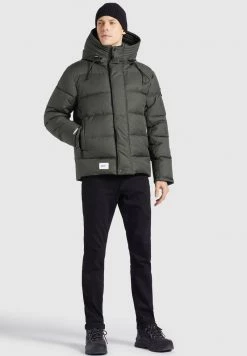 Khujo Homme SAVOR Veste D'hiver Dunkeloliv -Khujo Soldes 87b68998bf734198ab150096925b15d3
