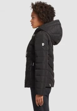 Khujo EIJA2 Veste D'hiver Schwarz Femme -Khujo Soldes 87cced096ce145c5906879ab05bfc6d4