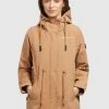 Khujo CAIMA Parka Toffee Femme -Khujo Soldes 8935cae377d54946a7d75dcc4589f901