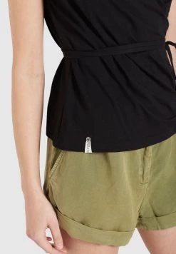 Khujo Femme LETICIA T Shirt Imprimé Schwarz -Khujo Soldes 8a12d4078e1b4153b11aac0be3250214