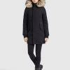 Khujo TAIPA Veste D'hiver Schwarz Femme -Khujo Soldes 8b17176931154739900fb373da97af6f