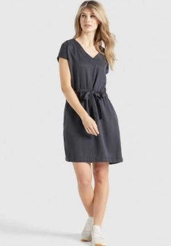 Khujo Femme ANNELI Robe En Jean Grau Gewaschen -Khujo Soldes 8c6c2fb6f00840de8d4fe3e56c098acb