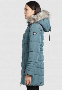 Khujo AMARAY2 Veste D'hiver Blaugrau Femme -Khujo Soldes 8d3f3a4a87e44045a3b77a3b9ec7a874
