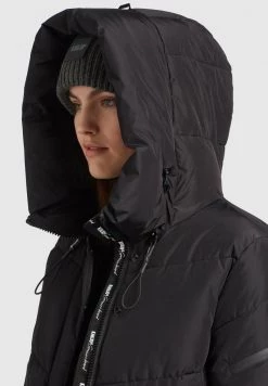 Khujo JORDIS Veste D'hiver Schwarz Femme -Khujo Soldes 8dd520663d0541a7aec642683f5107d7