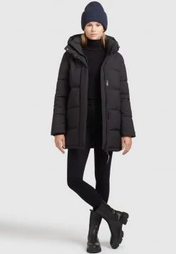 Khujo WEROLA Veste D'hiver Schwarz Femme -Khujo Soldes 8f585604c7254f088c3a63dad6cc5d38